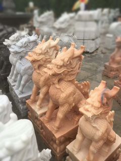 石雕麒麟的擺放應注意哪些問(wèn)題