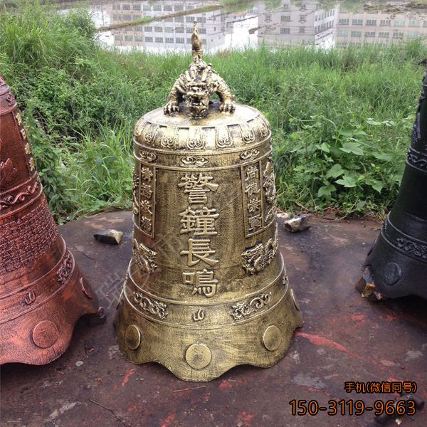 鑄銅銅鐘_廠(chǎng)家按圖定制效果雕塑
