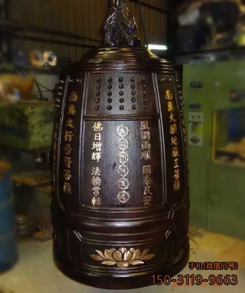 寺廟掛鐘_廠(chǎng)家鑄銅定制銅雕鐘