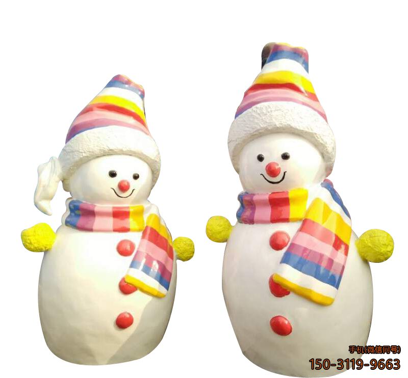 游樂(lè )場(chǎng)卡通雪人擺件雕塑