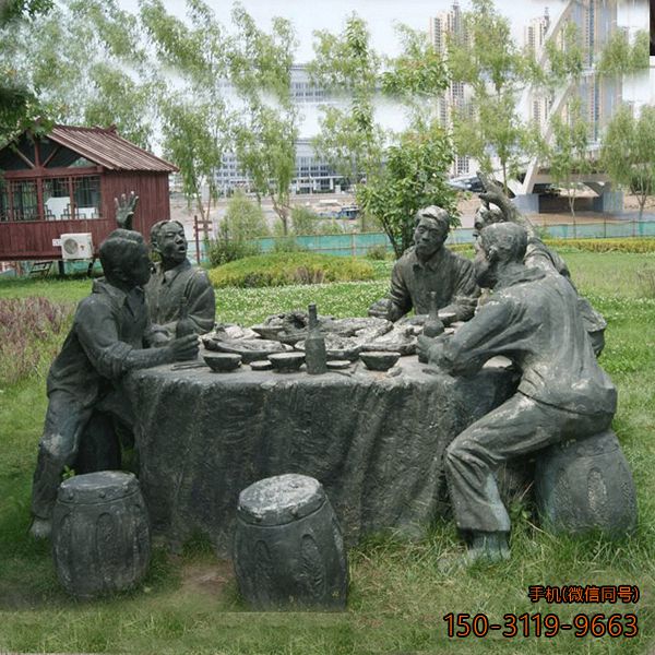 宴席_戶(hù)外農家院商業(yè)街民俗景觀(guān)小品雕塑
