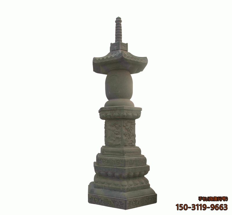 石經(jīng)幢_寺廟宗教景觀(guān)石雕