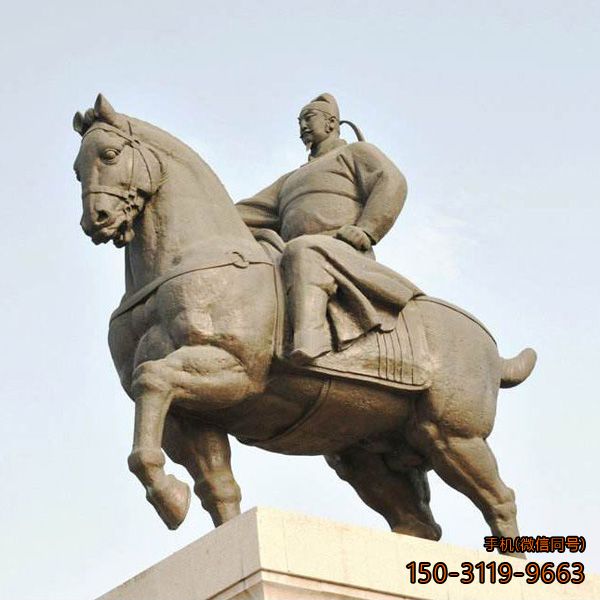 大唐盛世的開(kāi)創(chuàng  )者——唐太宗雕像雕塑