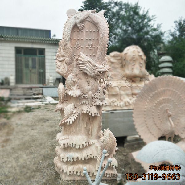 魚(yú)躍龍門(mén)_景區景點(diǎn)廣場(chǎng)動(dòng)物石雕景觀(guān)雕塑