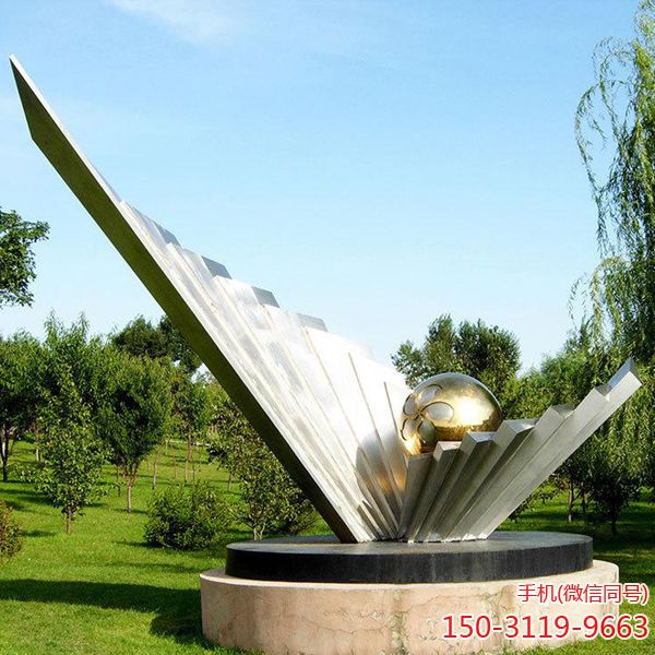 戶(hù)外公園園林不銹鋼創(chuàng  )意景觀(guān)標識