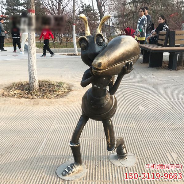 螞蟻銅雕_城市園林景觀(guān)擺件卡通螞蟻雕塑