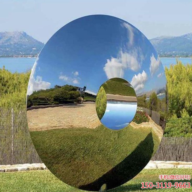 公園鏡面不銹鋼景觀(guān)擺件雕塑