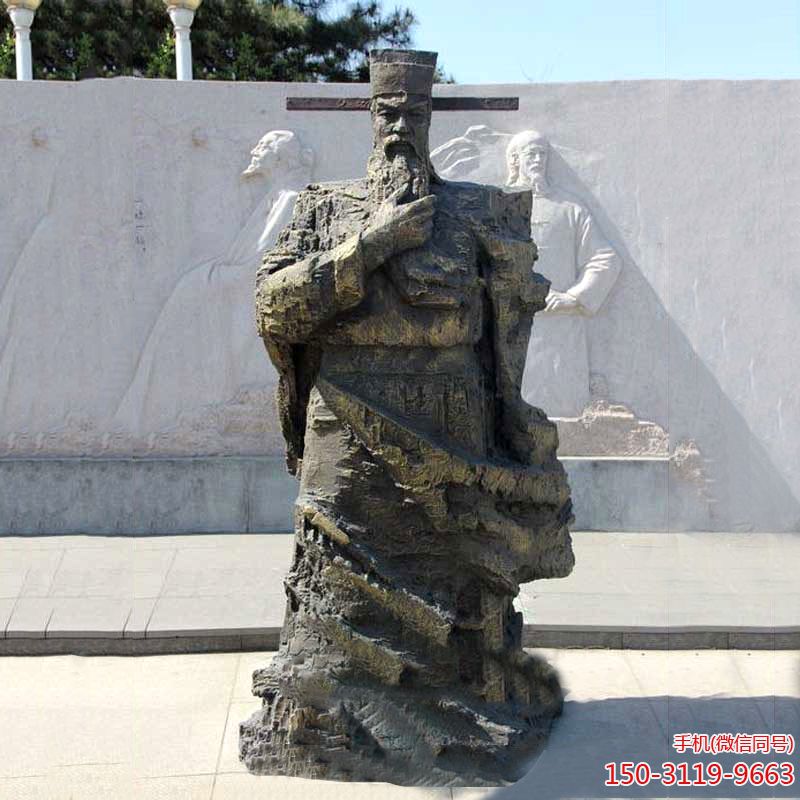 包拯寫(xiě)意銅雕像雕塑