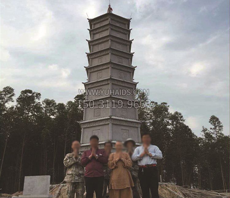 園林大理石寶塔景觀(guān)石雕雕塑