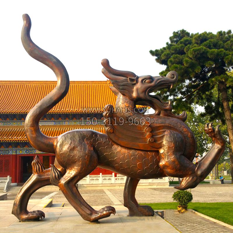 上古神獸青龍鑄銅動(dòng)物雕塑 上古神獸青龍鑄銅動(dòng)物雕塑