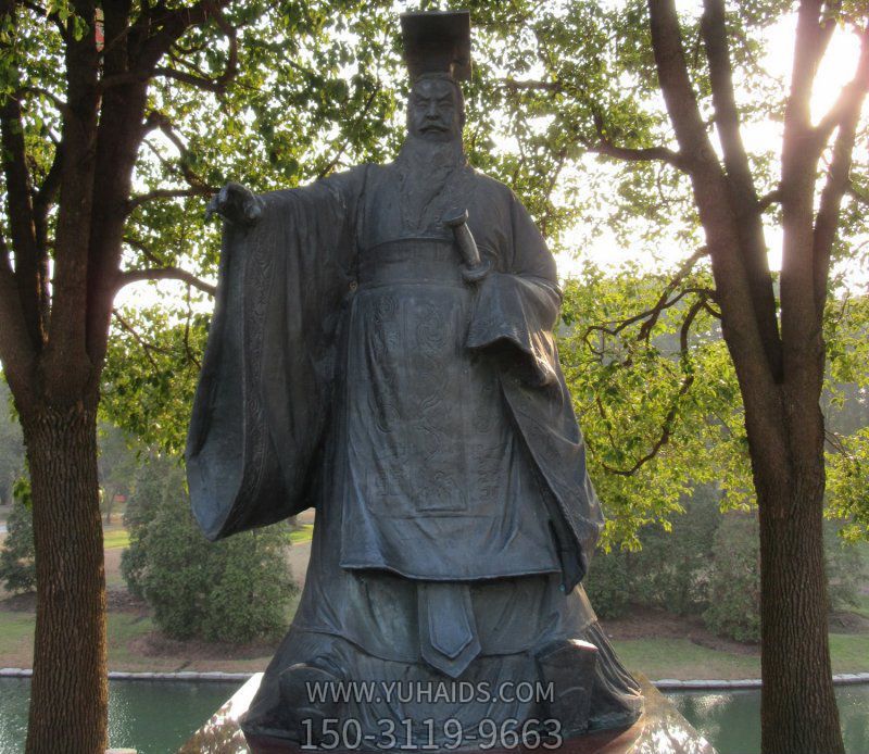 雕塑雕塑 園林景觀(guān)漢高祖皇帝劉邦青銅<a href=