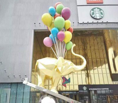 創(chuàng  )意抽象氣球小狗室內景觀(guān)雕塑有什么寓意？