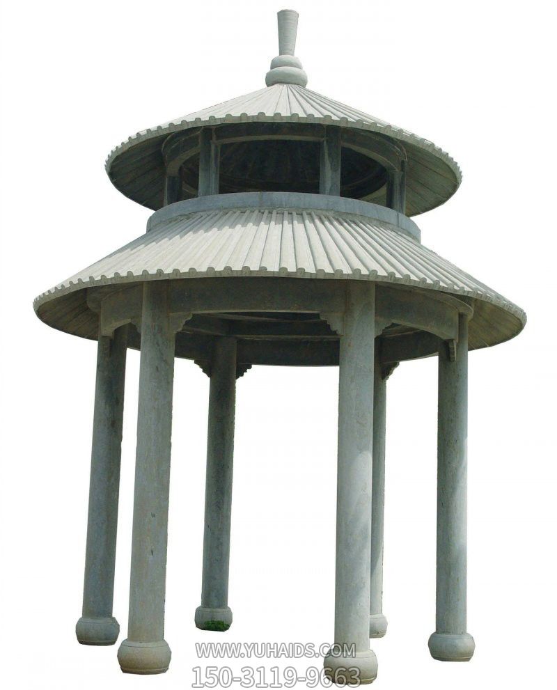 景區庭院雙層仿古建筑簡(jiǎn)易休閑涼亭雕塑