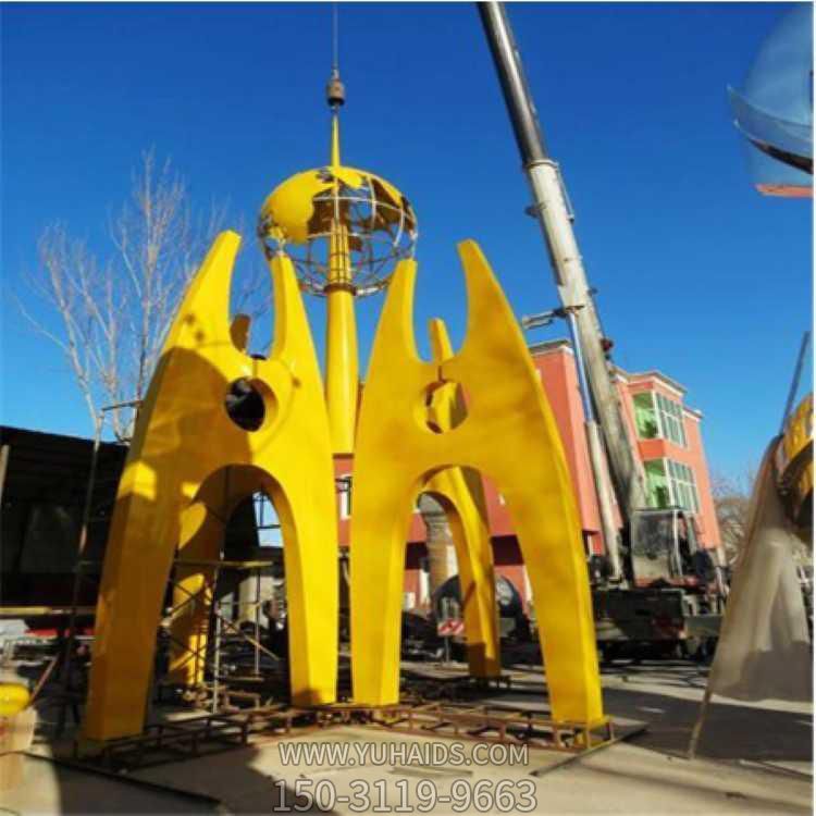 廣場(chǎng)不銹鋼抽象動(dòng)物景觀(guān)雕塑