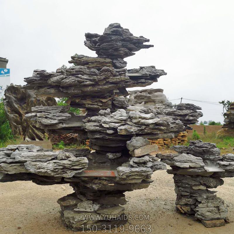 公園假山大理石石的創(chuàng )意太湖石雕塑