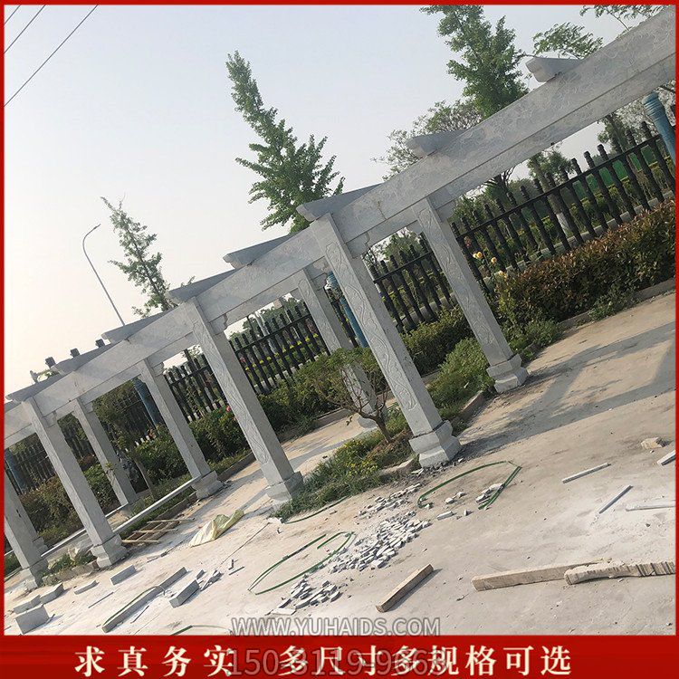 石雕長(cháng)廊架子雕塑