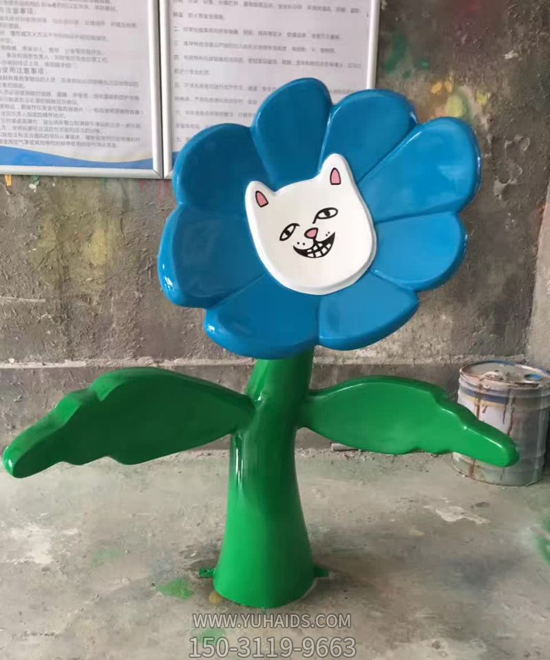 不銹鋼裝飾太陽(yáng)花景觀(guān)雕塑