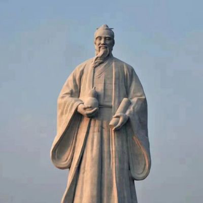 戶(hù)外大型石雕名人，古人著(zhù)名醫學(xué)家名醫塑像