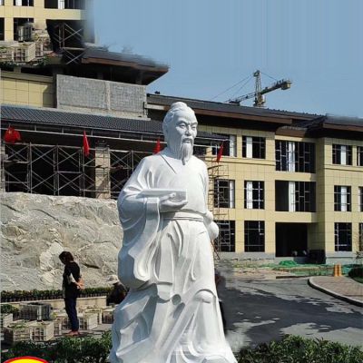 戶(hù)外漢白玉石雕名醫華佗雕塑