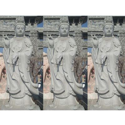 寺廟戶(hù)外砂巖雕刻十八羅漢佛像雕塑