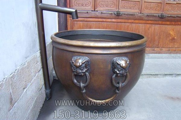 缸雕塑-不銹鋼創(chuàng )意仿銅缸雕塑