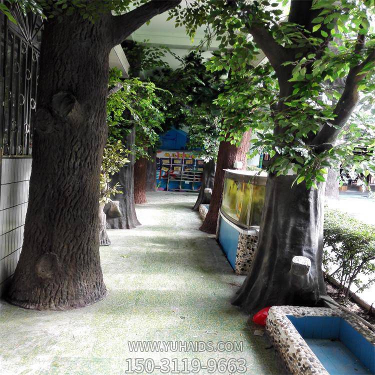樹(shù)脂仿真植物樹(shù)飯店室內裝飾 擺件雕塑