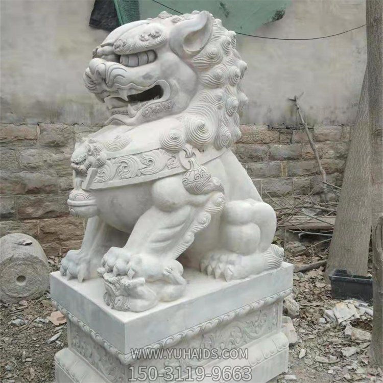  景區園林大理石石雕各種動(dòng)物雕塑擺件