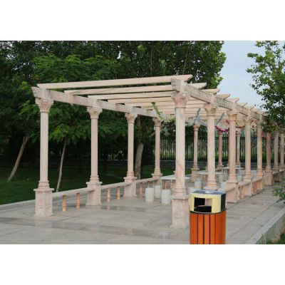 大理石石雕戶(hù)外園林景觀(guān)大理石石雕長(cháng)廊