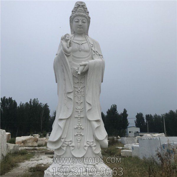 景區景點(diǎn)大型大理石石雕滴水觀(guān)音雕塑
