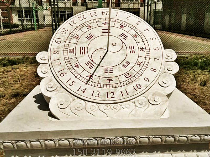 公園景區大型創(chuàng  )意計時(shí)器日晷雕塑