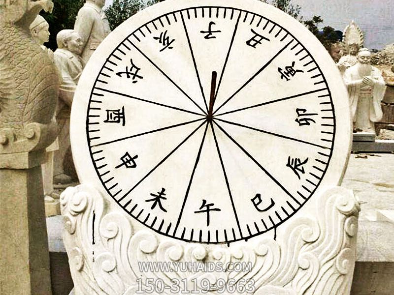 公園創(chuàng )意浮雕石雕古代計時(shí)器日晷雕塑