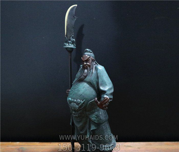 玻璃鋼彩繪創(chuàng )意公司室內關(guān)公雕塑