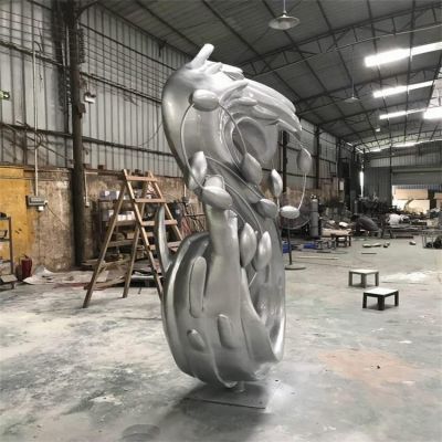 園林景觀(guān)不銹鋼戶(hù)外擺件