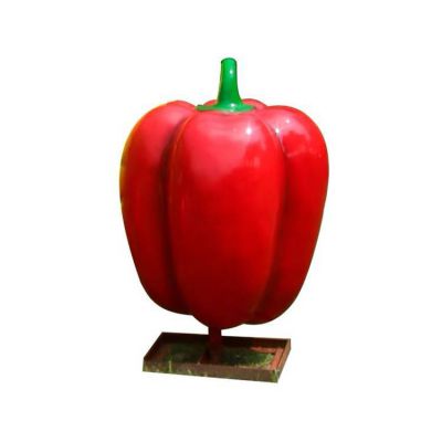 紅辣椒，玻璃鋼仿真蔬菜雕塑