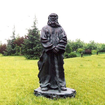-公園近代名人著(zhù)名人物張大千雕塑