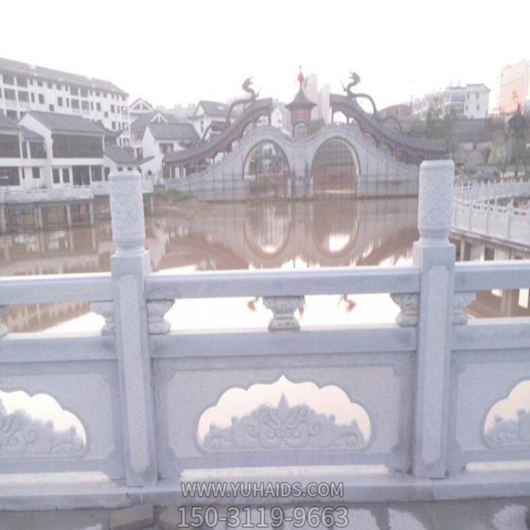 景區公園戶(hù)外漢白玉石雕防護欄桿雕塑