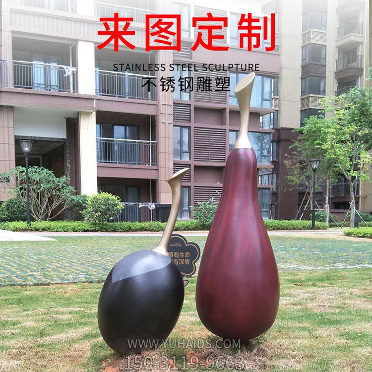 園林公園玻璃鋼創(chuàng  )意蔬菜擺件雕塑