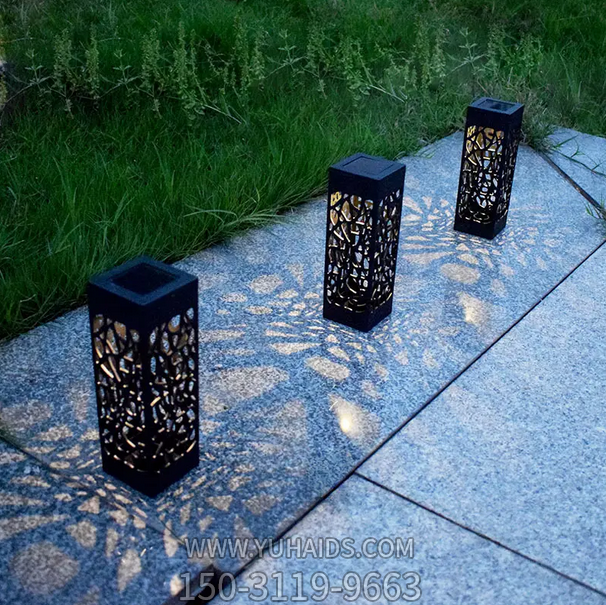 鏤空戶(hù)外庭院創(chuàng  )意石雕石燈景觀(guān)雕塑