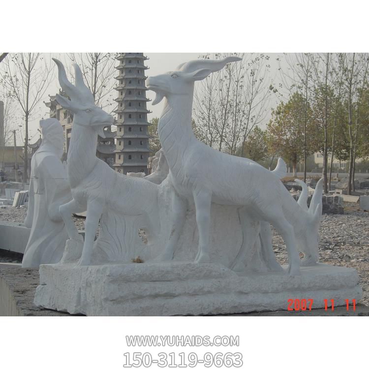 公園景觀(guān)石雕動(dòng)物雕塑