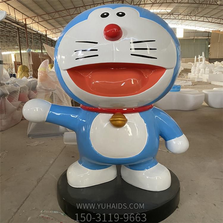 玻璃鋼卡通哆啦A夢(mèng)雕塑