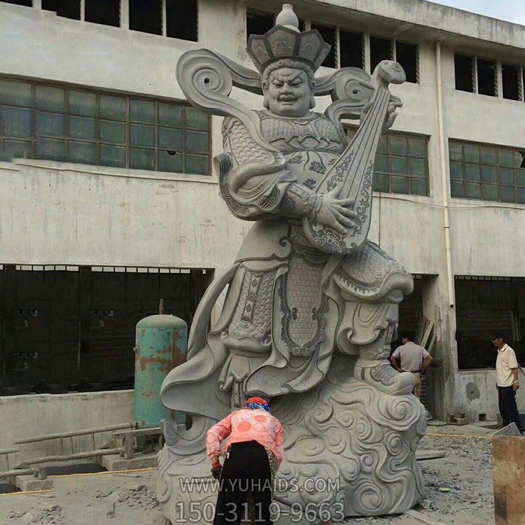 四大天王青石浮雕佛像寺廟景區廣場(chǎng)擺件雕塑