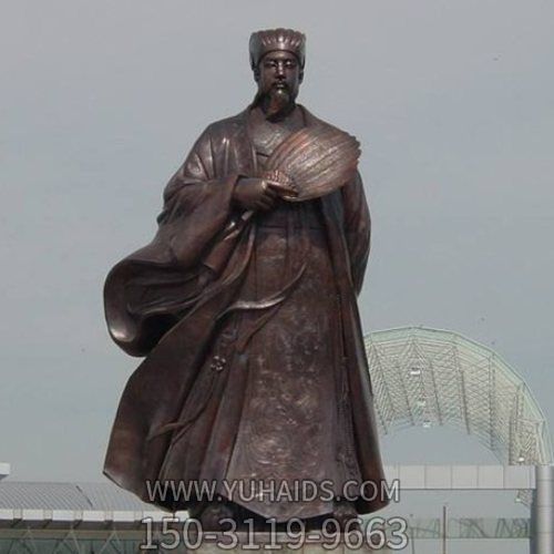 大型廣場(chǎng)商業(yè)街擺放鑄銅人物景觀(guān)雕塑