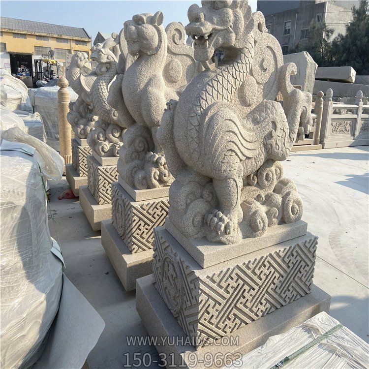 中國傳說(shuō)中的四大靈獸石雕雕塑