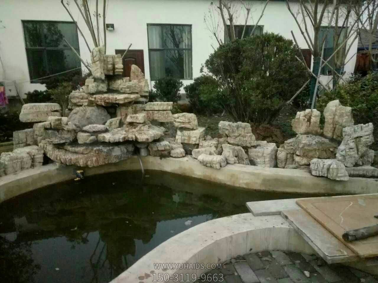 庭院別墅水景假山景觀(guān)雕塑