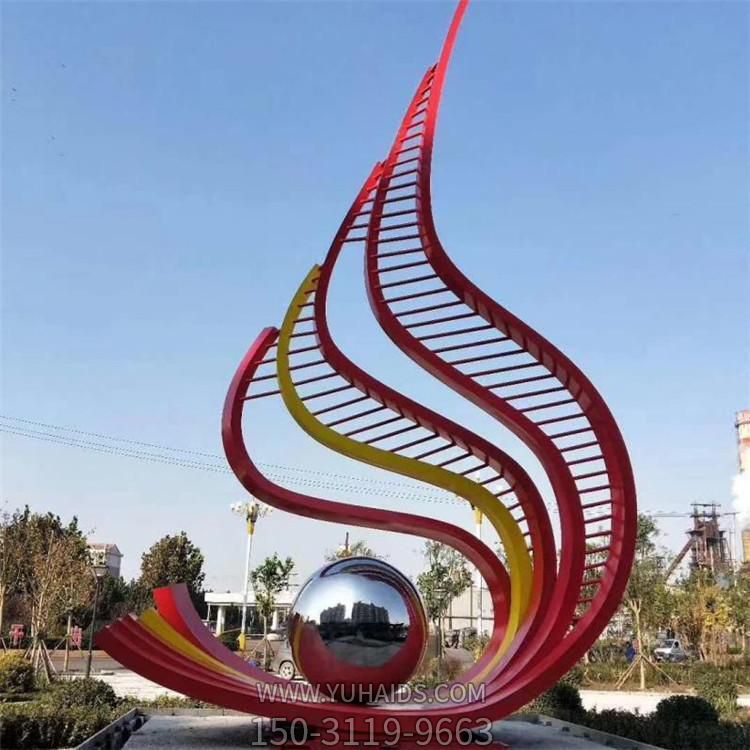 不銹鋼景觀(guān)雕塑，鏡面圓球，抽象的眼睛