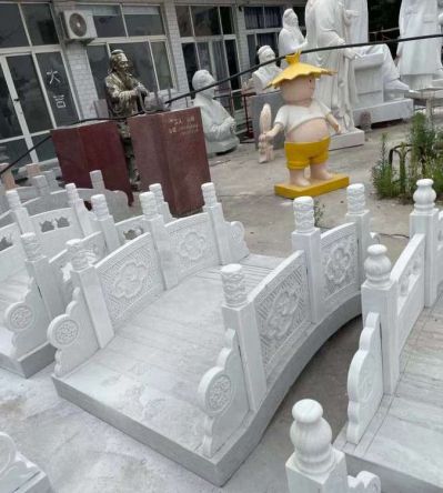石拱橋庭院別墅 園林公園戶(hù)外流水小橋 景觀(guān)園林擺件