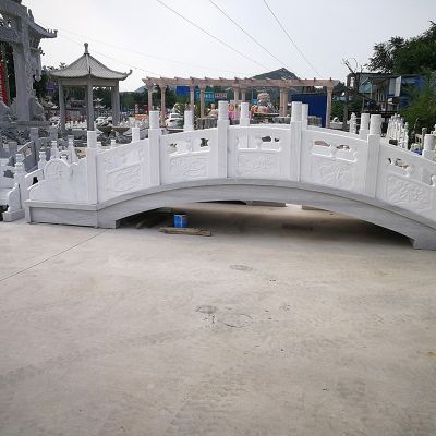 公園漢白玉石雕橋裝飾景觀(guān)雕塑