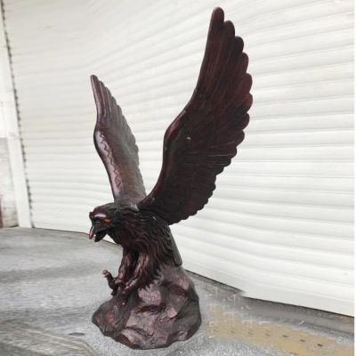 工廠(chǎng)企業(yè)銅雕老鷹雕塑