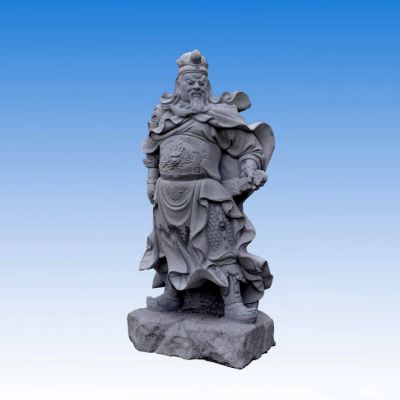 戶(hù)外景區大理石石雕關(guān)公雕塑