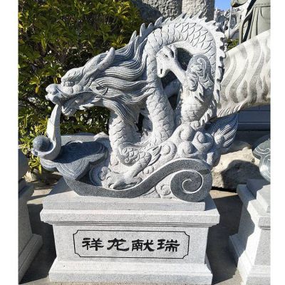 景區擺放石材十二生肖屬相 石雕戶(hù)外園林動(dòng)物雕塑